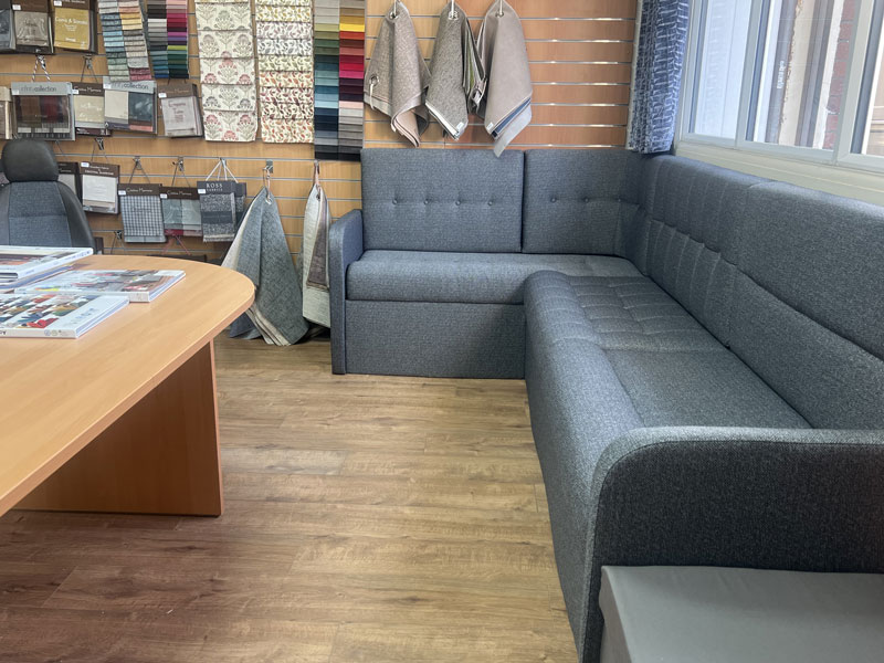CBSCC showroom seating display